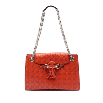 Emily Chain Flap Shoulder Bag Guccissima