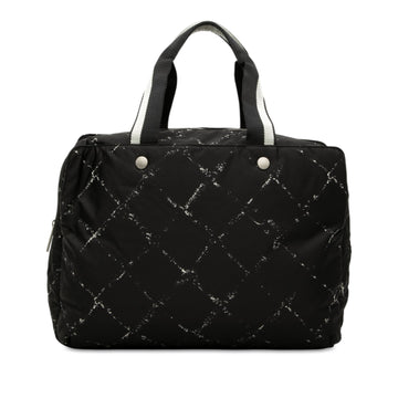Chanel Travel Line Boston Bag Printed