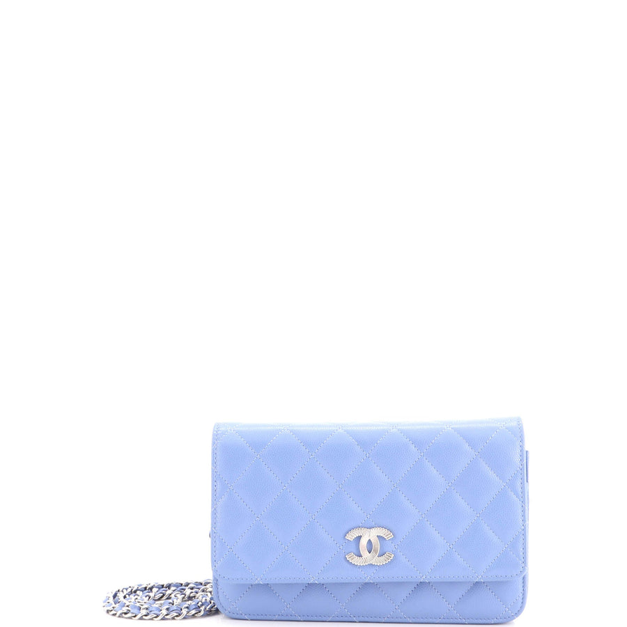 Chanel Textured Cc Wallet On Chain