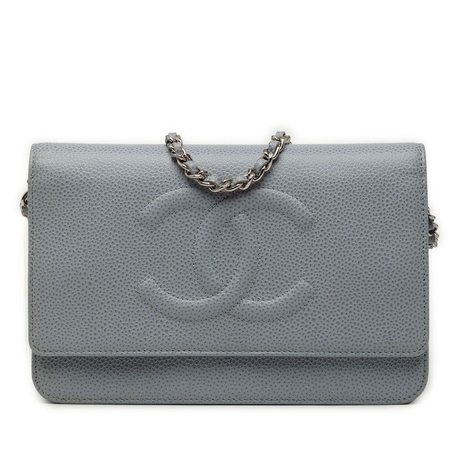 Chanel Timeless Wallet On Chain Caviar