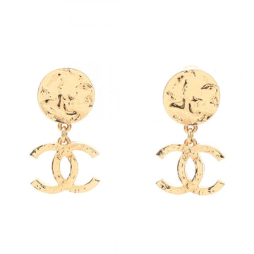 Chanel Cc Logo Clip-On Earrings Metal