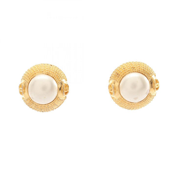 Chanel Cc Logo Clip-On Earrings Metal