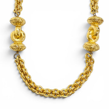 Chanel Cc Logo Chain Pendant Necklace