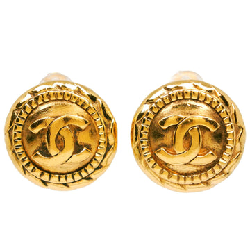Chanel Cc Logo Clip-On Earrings Metal