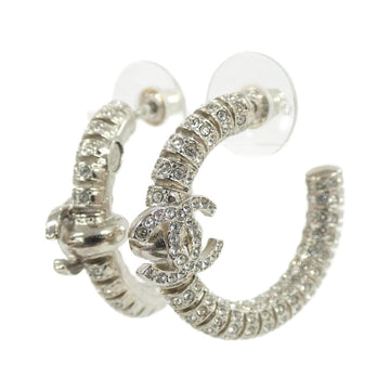 Chanel Earrings Silver-Tone Metal