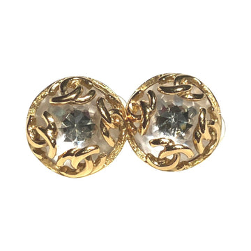 Chanel Cc Logo Clip-On Earrings Metal