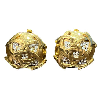 Chanel Clip-On Earrings Gold Plated