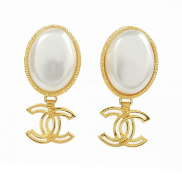 Chanel Earrings Gold-Tone Metal