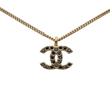 Chanel Cc Logo Pendant Necklace Metal