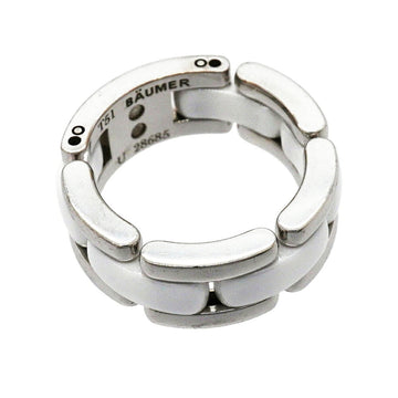 Chanel Ring Ceramic And 18K White Gold