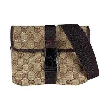 Gucci Body Bag Waist Brown Gg