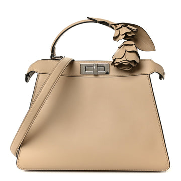 Fendi Shiny Calfskin Flower Medium