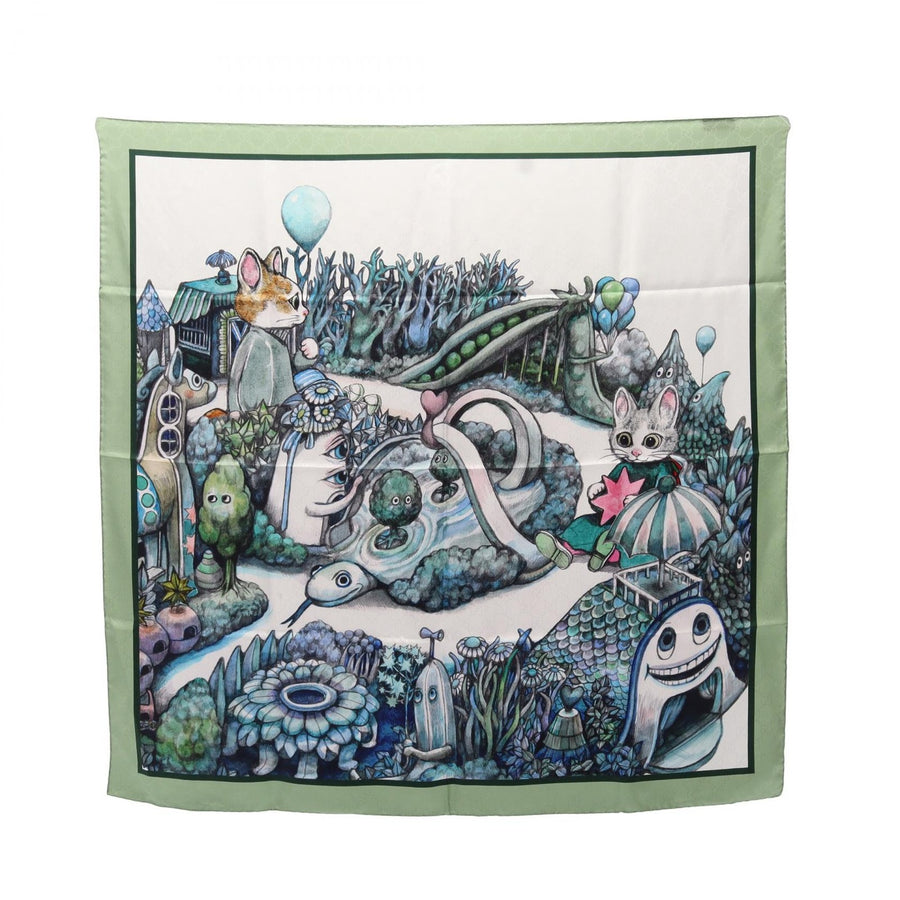 Gucci Yuko Higuchi Gg Pattern Scarf Wrap