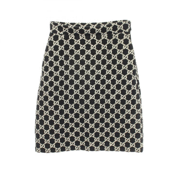 Gucci Gg Pattern A Line Tweed Skirt