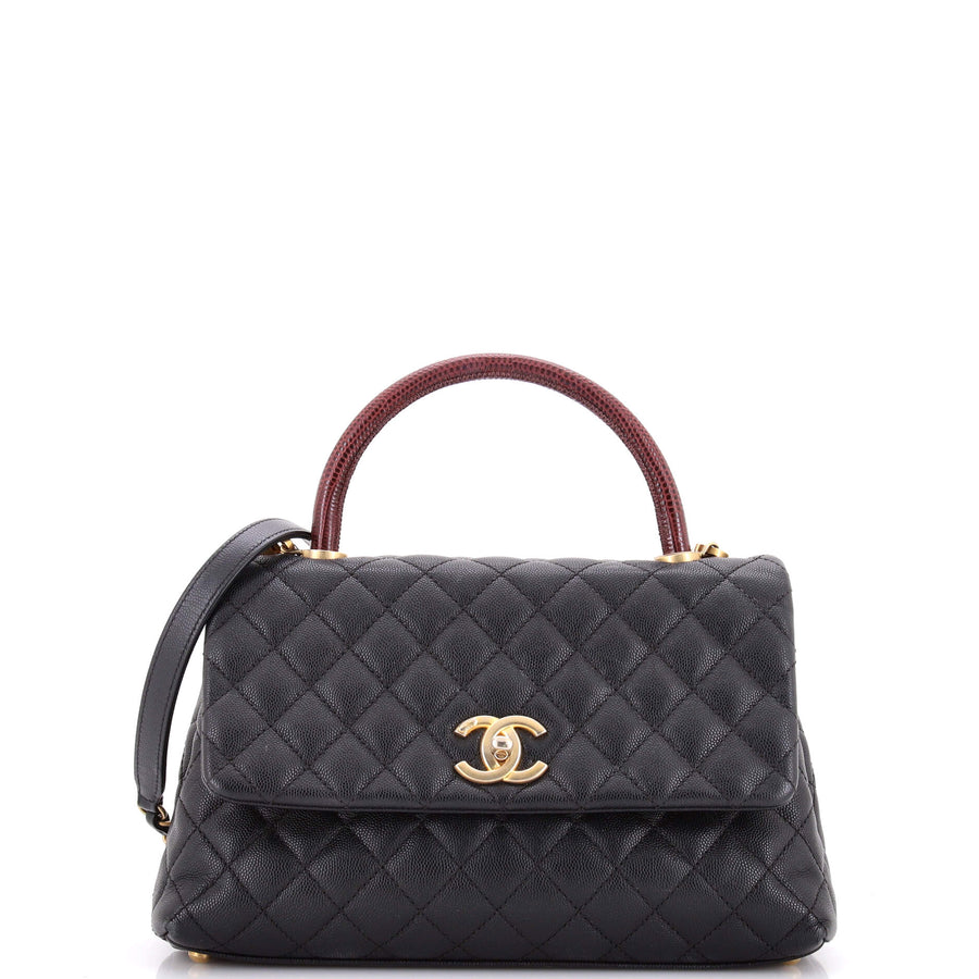 Chanel Coco Top Handle Bag Quilted