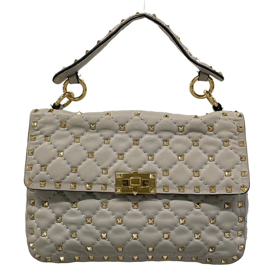 Valentinogaravani Gray Leather Handbag