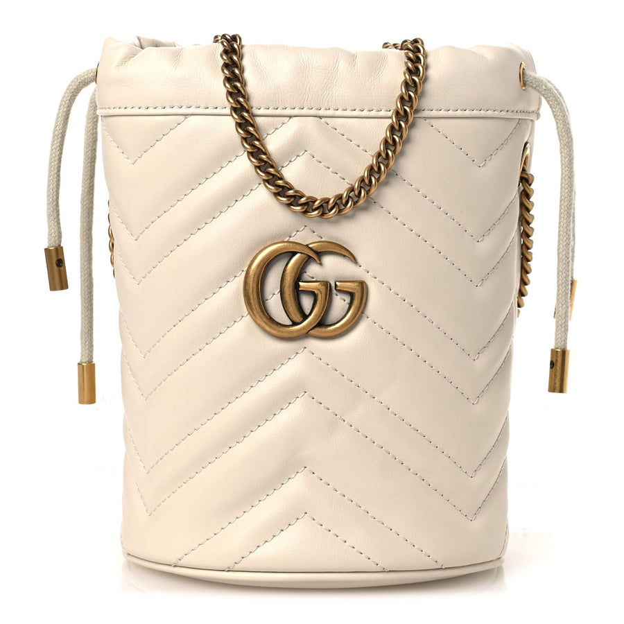 Gucci Calfskin Matelasse Mini Gg Marmont