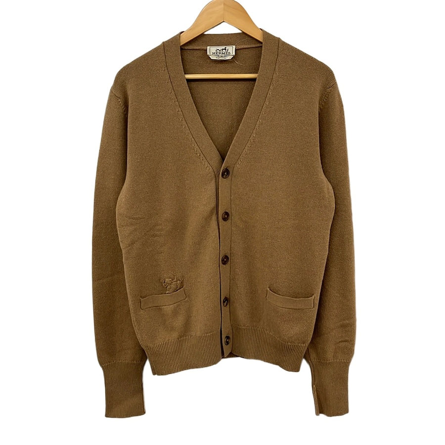 Hermes Light Brown Men's Cardigan