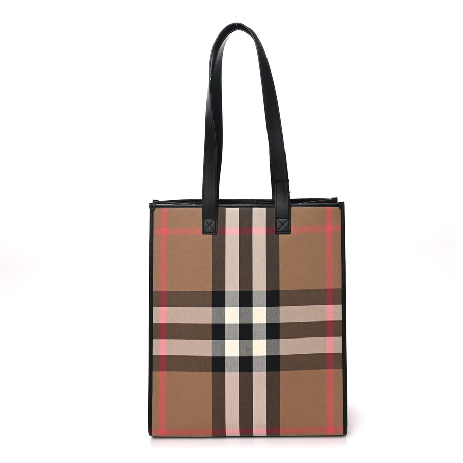 Burberry Calfskin House Check Medium N/S