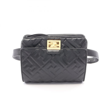 Fendi Ff Embossed Upside Down Waist Belt