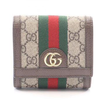 Gucci Ophidia Gg Sherry Line Bi-Fold