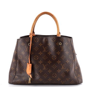 Louis Vuitton Montaigne Handbag Canvas
