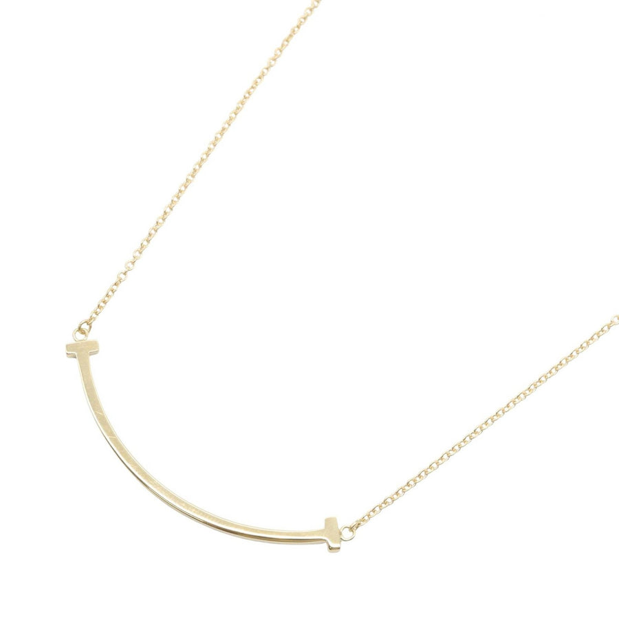 Tiffany＆Co T Smile Small Necklace 18Kyg