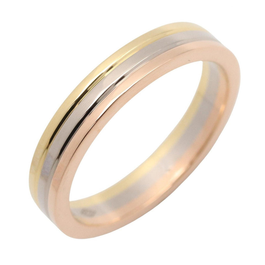 Cartier Vendome Ring 18Kyg 18Kpg 18Kwg