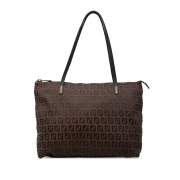 Fendi Small Zucchino Canvas Tote Pre-