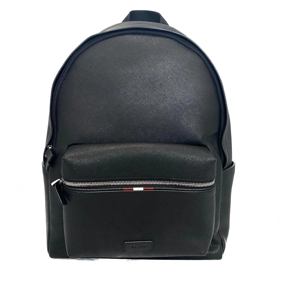 Bally Black Red White Leather Backpack