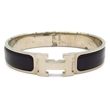 Hermes Clic H Silver Black Hardware