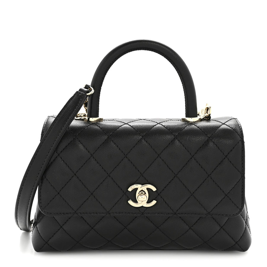 Chanel Caviar Quilted Mini Coco Handle