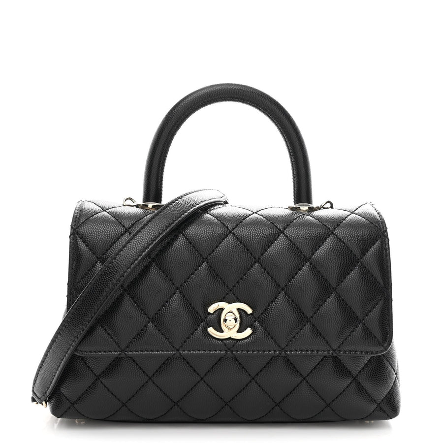 Chanel Caviar Quilted Mini Coco Handle