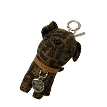 Fendi Ito Brown Black Silver Nylon