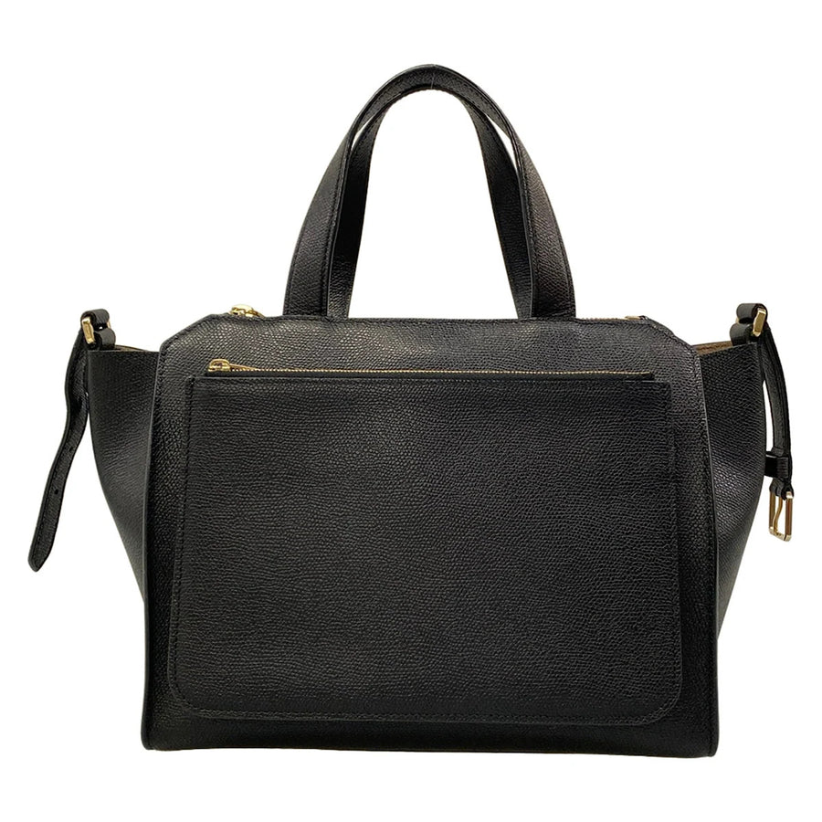 Valextra Medium Passepartout Tote Black