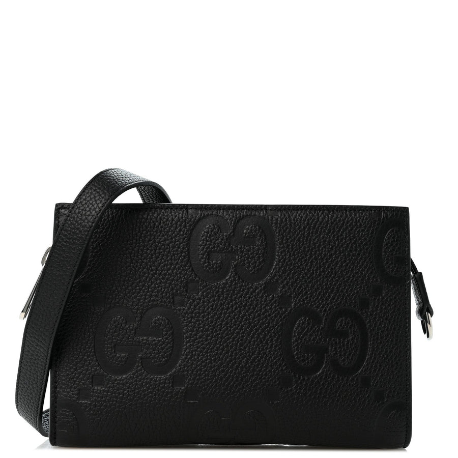 Gucci Jumbo Gg Textured Dollar Calfskin