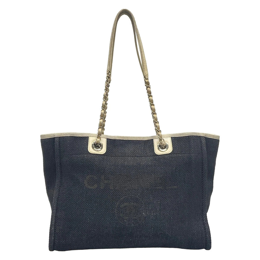 Chanel Deauville Line Mm Black White