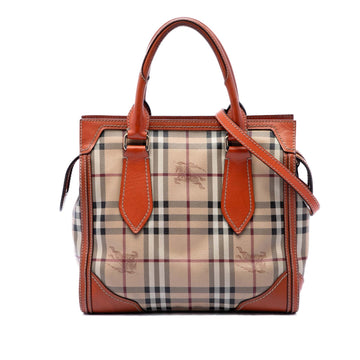 Burberry Small Haymarket Check Coated