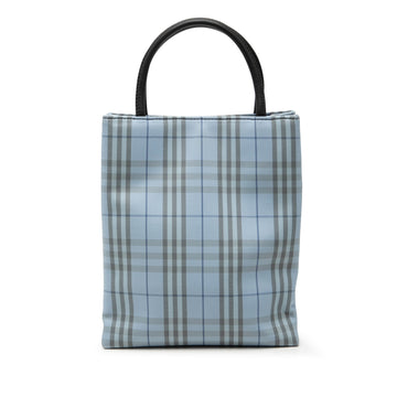 Burberry House Check Canvas Handbag Pre-