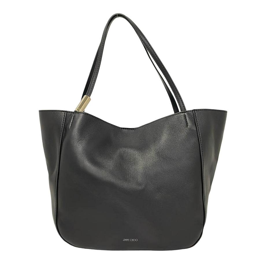Jimmy Choo Tote Bag Black Leather