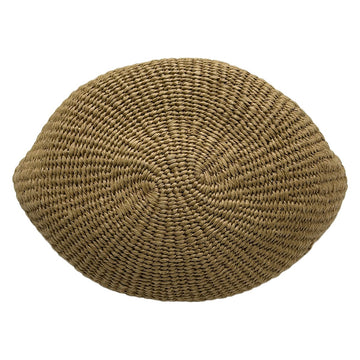 Chloe Tote Bag Beige Brown Straw Cotton
