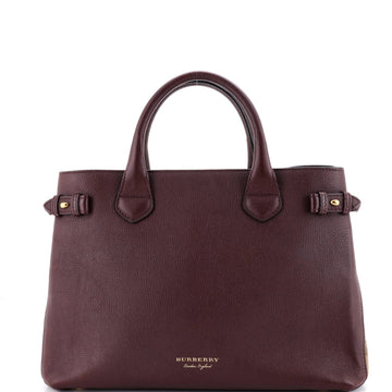 Burberry Banner Tote Leather And House