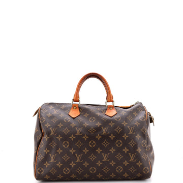 Louis Vuitton Speedy Handbag Canvas 35