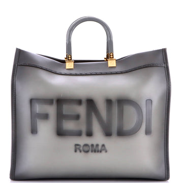Fendi Sunshine Shopper Tote Leather