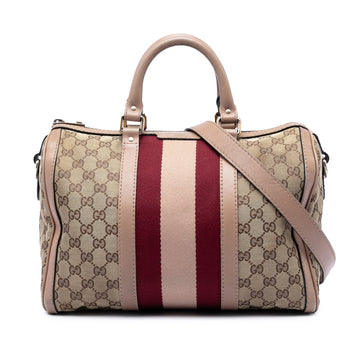 Gucci Medium Gg Canvas Web Joy Boston