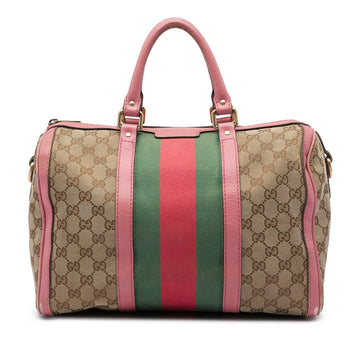 Gucci Medium Gg Canvas Web Joy Boston