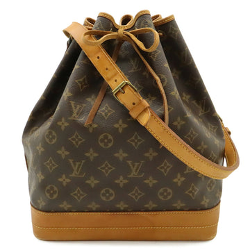 Louis Vuitton Noe Handbag Canvas Large