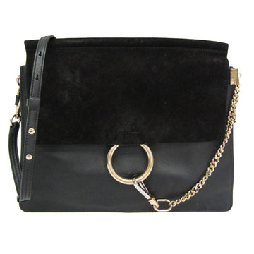Chloe Faye Shoulder Bag Leather And