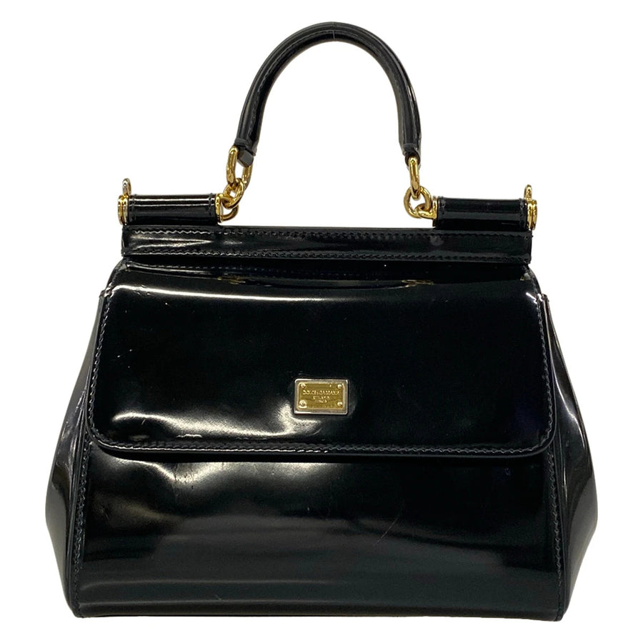 Dolce&Gabbana Sicily Black Leather