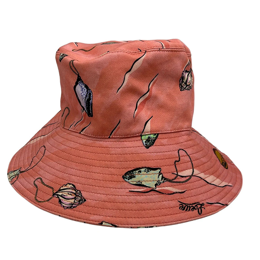 Loewe Fisherman Hat Pink Brown Multi